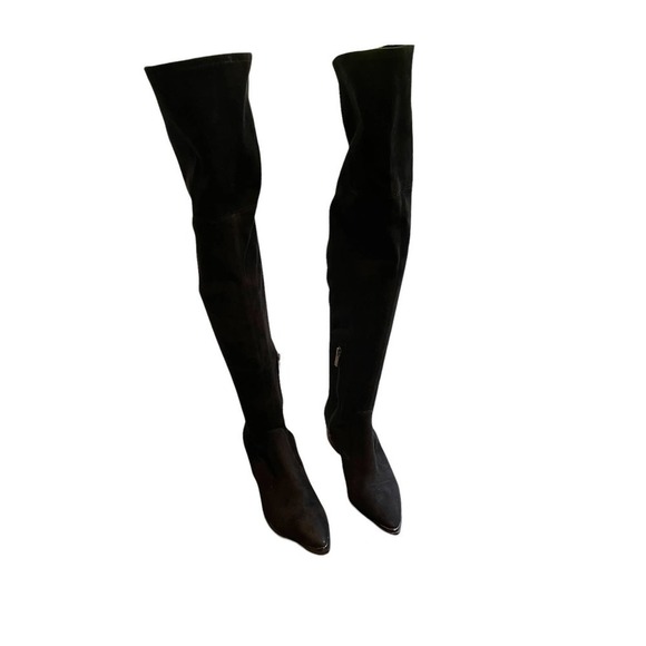 New Marc Fisher Black Yakira Over the Knee Boot Size 5.5M NWOB - Picture 6 of 14
